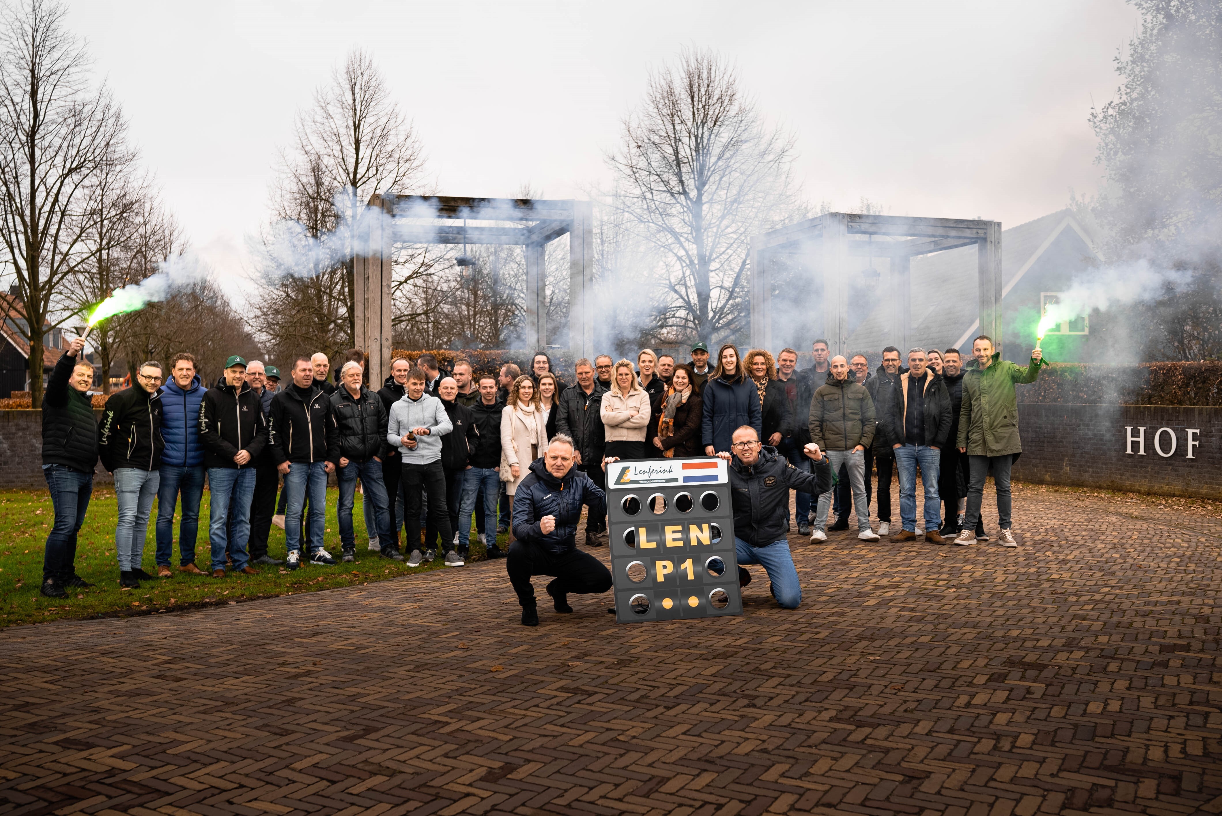 Hospitality groeps foto